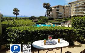 Antibes T2 Vue Mer 48M2 Terrasse Parking Piscine Plage